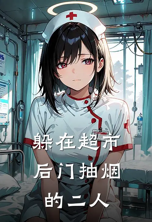 躲在超市后门抽烟的二人