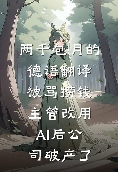 两千包月的德语翻译被骂捞钱，主管改用AI后公司破产了