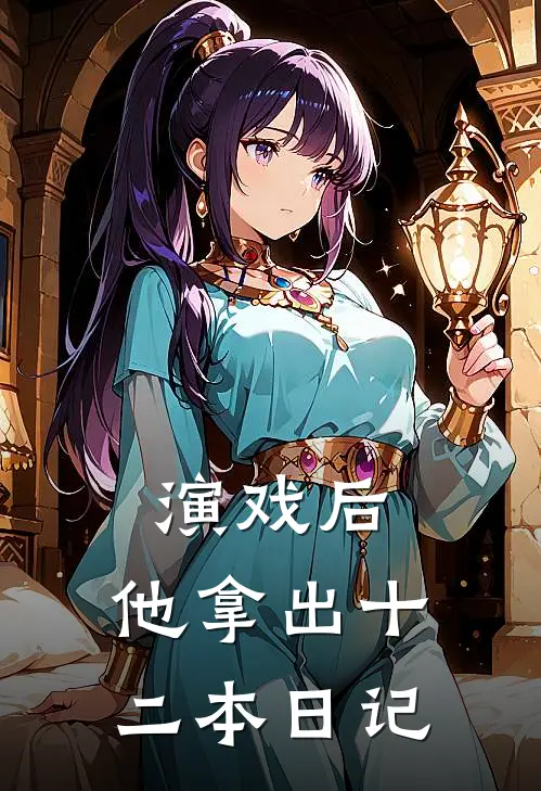演戏后，他拿出十二本日记