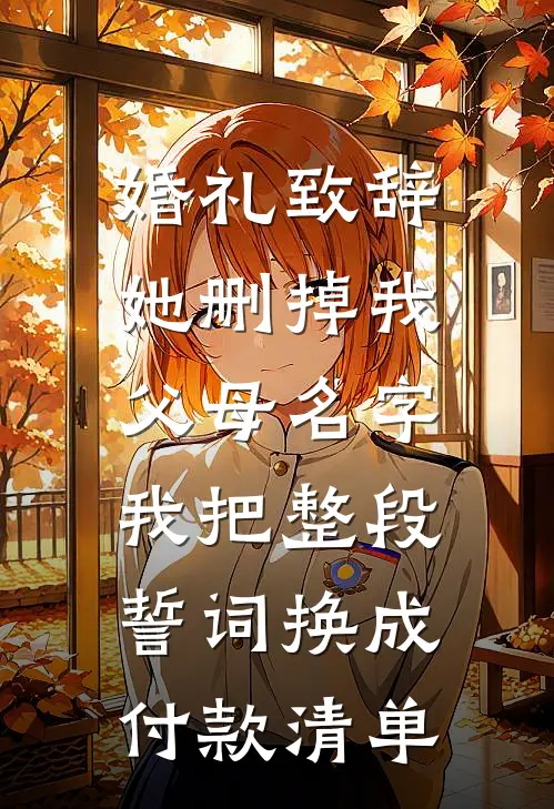 婚礼致辞她删掉我父母名字，我把整段誓词换成付款清单