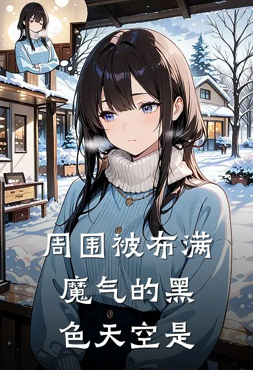 周围被布满魔气的黑色天空是