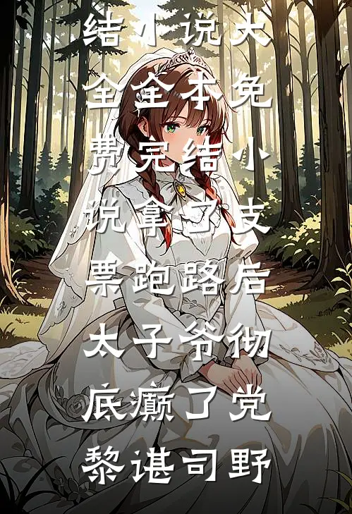 拿了支票跑路后，太子爷彻底癫了党黎谌司野完结小说大全_全本免费完结小说拿了支票跑路后，太子爷彻底癫了党黎谌司野