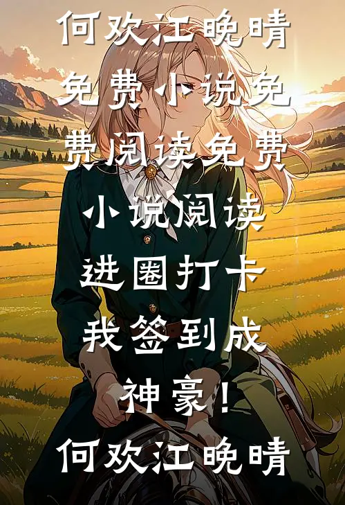 进圈打卡，我签到成神豪！何欢江晚晴免费小说免费阅读_免费小说阅读进圈打卡，我签到成神豪！何欢江晚晴