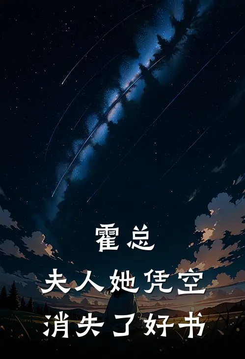 霍总，夫人她凭空消失了好书