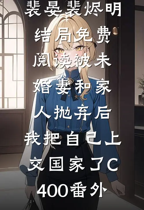 裴晏裴烬明结局免费阅读被未婚妻和家人抛弃后，我把自己上交国家了C400番外